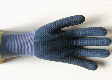 6’ Size Nitrile Coated Gloves Super Soft Cotton Blended Liner Fashion Design
