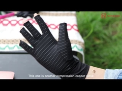 Γάντια βαμβακιού Τρία ράμματα Γραμμές στην πλάτη